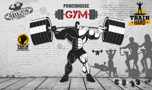 Carta <span class=keywords><strong>da</strong></span> Parati 3D Personalizzata Autoadesiva con Foto di Uomini e Donne Sportivi, Decorazione Murale per Palestra e Fitness in Stile Coreano - Product Image 6