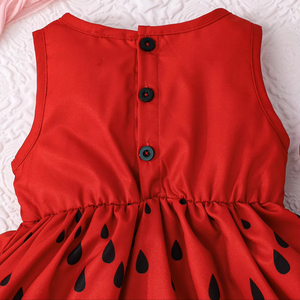 Robes d'été sans manches pour petites filles, motif animal mignon, robe décontractée pour tous les jours, vêtements pour bébés de 6 mois à 3 ans - Product Image 4