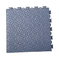 Revêtement de sol sportif modulaire TIANSU, surface résistante au soleil, dalles emboîtables pour jeux multisports et badminton en extérieur