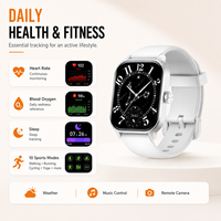Reloj Inteligente Cuadrado de 2.01 Pulgadas con Logotipo Personalizado OEM ODM, Llamadas, Monitor de Ritmo Cardíaco, Monitor de Sueño, IP67, Rastreador de Actividad Física para Android iOS