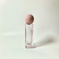 Flacon de parfum ludique avec couvercle sphérique 30 ml en verre teinté néon, vaporisateur vide pour cosmétiques, vente en gros