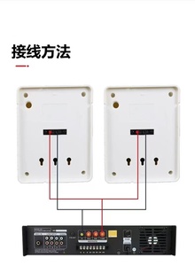 ลำโพงติดผนัง KD-734 10W-15W 5 นิ้ว 70V-110V ลำโพง PA แรงดันคงที่ - Product Image 4