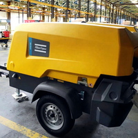 Compresseur d'air diesel portable Atlas Copco XAS XATS XAVS XARS neuf, à faible bruit, avec roulement central, pour les industries du ciment et de l'exploitation minière