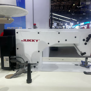 जुकी jk9810 नया मॉडल डायरेक्ट ड्राइव सिंगल सुई लॉक सिलाई मशीन कपड़ों के लिए नई आयरन औद्योगिक सिलाई मशीन - Product Image 3