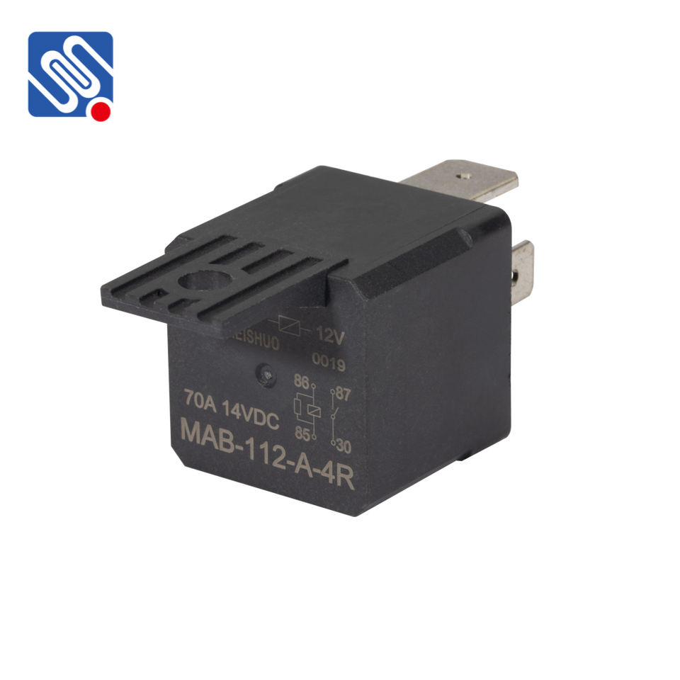 MAB Miniature Epoxy Protected Automotive Relay 12V 40A 4Pins for Auto Car Truck Marine Boats