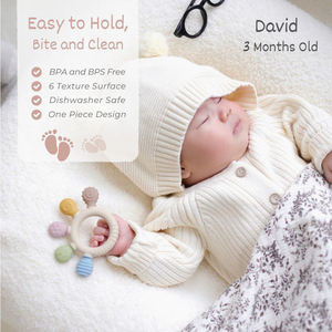 2025 nueva llegada Baby Things BPA libre educativo Eco grado alimenticio <span class=keywords><strong>silicona</strong></span> maniquí bebé dentición juguete - Product Image 3