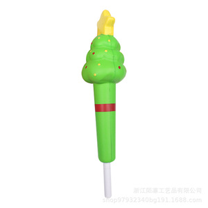 Christmas Tree Pen Holder PU Foam Slow <b>Rebound</b> Toy Holiday Gift Stationery - Product Image 4
