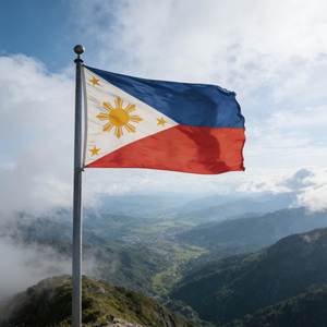 Personnalisez votre bannière des jours fériés nationaux des Philippines, design personnalisé, drapeau des Philippines fabriqué en polyester de haute qualité, impression numérique sur soie. - Product Image 2