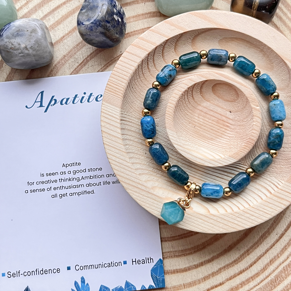 Bleu apatite