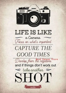 Peinture sur toile inspirante avec lettres noires <span class=keywords><strong>et</strong></span> blanches, citations motivantes, affiches <span class=keywords><strong>et</strong></span> impressions, art mural pour la décoration de bureau <span class=keywords><strong>et</strong></span> de la maison - Product Image 6