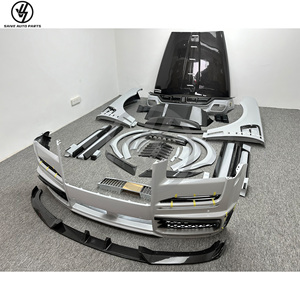 Kit carrosserie en fibre de carbone sèche style MSY pour Rolls-Royce Cullinan : pare-chocs, capot, diffuseur arrière, aileron arrière - Product Image 2