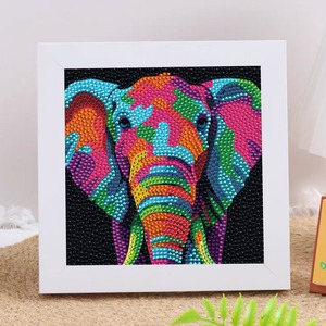 Kit <span class=keywords><strong>Pittura</strong></span> Diamante Fai da Te con Animali Carini Dipinti a Mano, con Telaio, Arte Murale Artigianale a Cartone Animato <span class=keywords><strong>per</strong></span> Bambini - Vendita Calda - Product Image 3