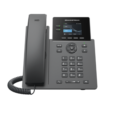 In Stock Grandstream GRP2610P 2-Line PoE IP Phone 2.4" LCD 2*FE RJ45 HD Audio GDMS for Office Desktop Communication