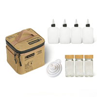 Sac de rangement pour accessoires de cuisine de camping, conteneur à épices, ensemble de conteneurs à épices pour équipement de camping, ensemble de cuisine de camping