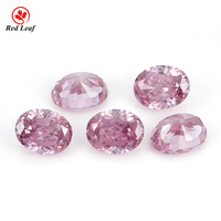 Redleaf Promotion Exceptionnelle Moissanite Rose Violet Coupe Radiant VVS Certifiée Effet de Couleur Changeant pour la Fabrication de Bijoux Prix de Gros Usine