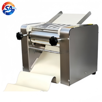 Nouvelle machine à étaler et à rouler la pâte entièrement automatique de qualité professionnelle pour la fabrication de nouilles et de pâtisseries à partir de farine, usage commercial de bureau