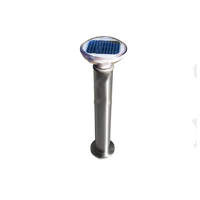 Lampes solaires de jardin en aluminium étanches 6V IP65 LED à angle de faisceau de 360°, dimmables, alimentation 5W, garantie 2 ans