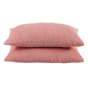 <span class=keywords><strong>Taie</strong></span> d'<span class=keywords><strong>oreiller</strong></span> en <span class=keywords><strong>gaze</strong></span> <span class=keywords><strong>de</strong></span> <span class=keywords><strong>coton</strong></span> <span class=keywords><strong>de</strong></span> couleur unie en mousseline, <span class=keywords><strong>taie</strong></span> d'<span class=keywords><strong>oreiller</strong></span> 4 couches douce, légère et respirante pour toutes les saisons. - Product Image 3