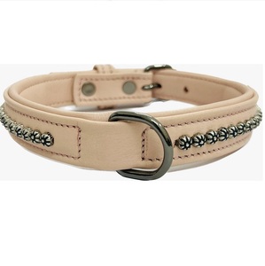 Colliers tactiques pour chiens et chats, best-seller, meilleur prix, cuir noir rembourré, motif uni, caractéristique durable - Direct India - Product Image 5