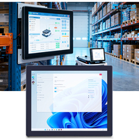 Panel PC Industrial de Bajo Costo con Pantalla Táctil Capacitiva Aio Full HD, IP65 Resistente al Agua, Integrado/de Escritorio, Linux/Win10, Sin Ventilador