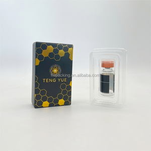 Cajas de Empaque para Etiquetas de Péptidos Personalizadas, Cartón Blanco, Papel de Arte Reciclable, Esponja, Impresión Offset, Tamaños Personalizados, Plegables, Cosméticos - Product Image 1