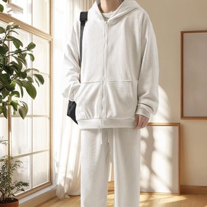 Sweat-shirts à fermeture éclair, vestes à capuche zippées, vêtements unisexes vierges, pull ample en molleton bouclette 100% coton respirant, imprimable - Product Image 4