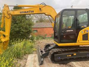 Excavadora sobre orugas Komatsu PC70, máquinas de movimiento de tierra de pequeño tamaño, pc70-8/pc55/pc60, buen precio, pc30 pc01, casi nueva - Product Image 5