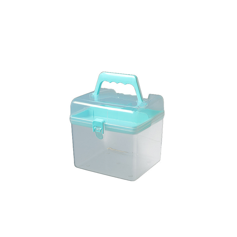 Small Double layer Compartment Storage Box