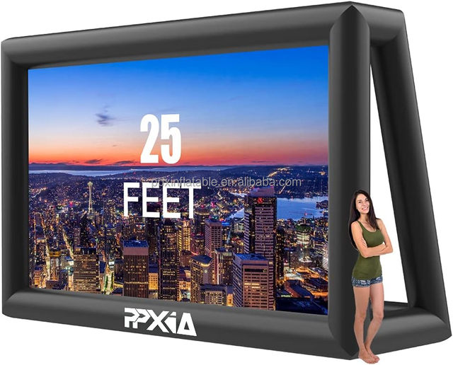 Big Party Film Air Screen Portable Blow up  Outdoor Backyard Inflatable Cinema Screen Inflatable Movie Screen