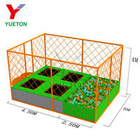 Personnalisez votre mini parc de trampoline 4 en 1 Trampoline extérieur