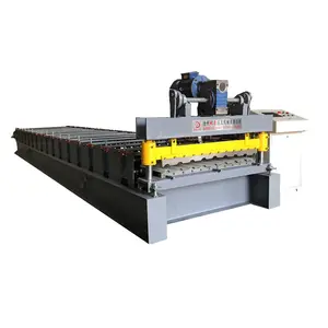 Máquina de fabricación de láminas de Metal IBR, perfil Trapezoidal de acero, precio de equipo