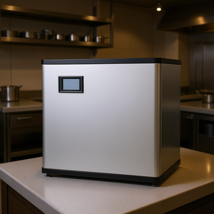 Machine à glaçons commerciale en acier inoxydable 300 lb/24 h triphasée pour restaurants et hôtels - Product Image 2