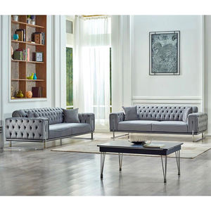 Grosir set <span class=keywords><strong>Sofa</strong></span> mewah Italia antik baja tahan karat Set <span class=keywords><strong>Sofa</strong></span> biru ruang tamu desain 3 2 1 <span class=keywords><strong>Sofa</strong></span> dan <span class=keywords><strong>Sofa</strong></span> - Product Image 4