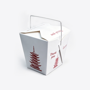Contenitori Ecologici per Cibo da Asporto Cinese, Scatole di Carta Biodegradabili per Consegne Ristorante - Product Image 6
