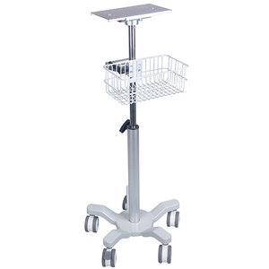 Chariot de surveillance d'électrocardiogramme sur mesure et réglable avec support en alliage d'aluminium pour ventilateurs et tensiomètres - Product Image 5