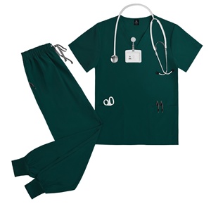 Pantalones Jogger con Cuello en V 42021LW OEM, <span class=keywords><strong>Ropa</strong></span> Deportiva Elástica de Verano, Uniformes Médicos, Tallas Grandes - Product Image 1