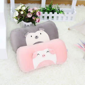 Coussin lombaire en mousse à mémoire de forme cochon mignon rose, support dorsal de dessin animé pour chaise de bureau, coussins de confort pour siège - Product Image 3