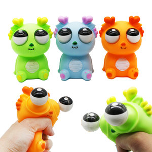 Juguetes Blandos de PVC para Aliviar el Estrés, Dragones Pequeños y Lindos en Naranja, Azul y Verde, Te Mirarán y Te Harán Divertidas Bromas, Venta al Por Mayor - Product Image 2