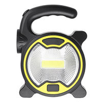 Lampu Sorot Portabel Baterai AA Harga Murah 1W LED dan 3W COB Mini Lampu Pegangan Kuat untuk Berkemah