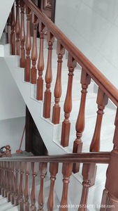 Vàng Rosewood cầu thang tay vịn cho biệt thự nhà thiết kế hiện đại một cách cẩn thận đánh bóng mịn và hoàn hảo vẻ đẹp độc đáo - Product Image 6