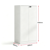 Archivador Metálico Moderno Independiente con Cerradura de Código, Gran Capacidad, Ahorro de Espacio, para Oficina, Hospital, Sala de Estar