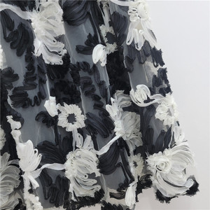 Damen Mesh A-Linien-Rock mit weitem Saum, Frühling und Herbst, neuer dreidimensionaler Blumenrock, vielseitiger Rock - Product Image 5