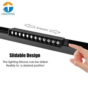 Nouveau système d'éclairage encastré <span class=keywords><strong>de</strong></span> surface Wifi Tuya 25 types <span class=keywords><strong>de</strong></span> rails magnétiques Cob dimmable Spot Light System <span class=keywords><strong>Led</strong></span> Track Lights pour <span class=keywords><strong>cuisine</strong></span> musée - Product Image 3