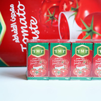 Ketchup de tomate de marque chinoise, logo personnalisé, emballage en brique, 135g, pur concentré de tomate, usine avec 20 ans d'expérience, prix de gros