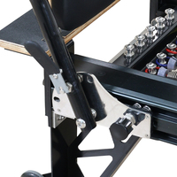 Machine de Pilates Reformer de Luxe Réglable avec Piétement en Aluminium et Pieds Ornés