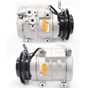 Compresseur AC Dulaviya 12V neuf 10S17C pour Land Cruiser <span class=keywords><strong>Prado</strong></span> <span class=keywords><strong>LJ120</strong></span> 5L-E OE 883206A091 88320-6A091 88410-35410 88515-60190 - Product Image 1