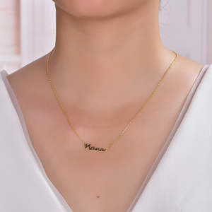 <span class=keywords><strong>Collier</strong></span> Pendentif Kirin Personnalisé avec <span class=keywords><strong>Prénom</strong></span> <span class=keywords><strong>Arabe</strong></span> Plaqué <span class=keywords><strong>Or</strong></span> 18k en Argent Pur Vente en Gros Inoxydable - Product Image 2