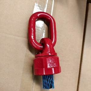 Anneau de levage pivotant en acier allié YD083 M30B de couleur personnalisée avec longueur de filetage personnalisée, capacité de charge de 30T, rotation à 360° - Product Image 3