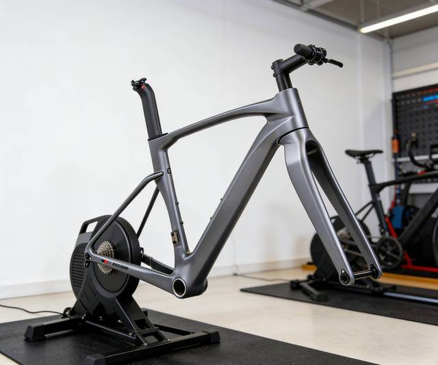 Carbon Fiber Road Frame with Disc Brakes and Front/Rear Thru-Axles (Full Carbon)
