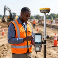 Récepteur de relevé GNSS RTK robuste TopTech TK300 avec batterie échangeable à chaud, indice de protection IP68, multifréquence, haute précision, base et mobile, 5G